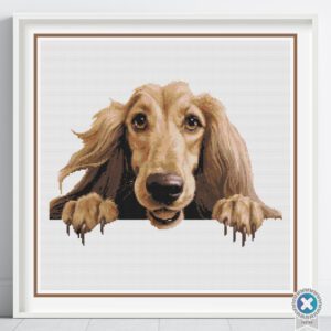 Afghan Hound Cross Stitch Pattern