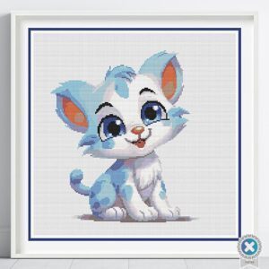 Baby Kitten Cross Stitch Pattern