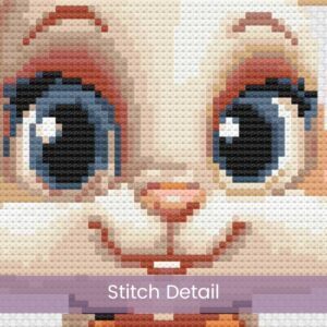 Baby Rabbit Cub Cross Stitch Pattern