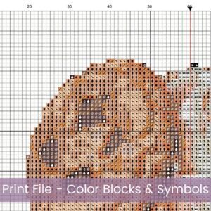 Cookie Cupcake Cross Stitch Pattern