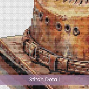 Cowboy Hat Cross Stitch Pattern