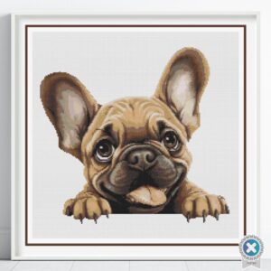 French Bulldog Cross Stitch Pattern