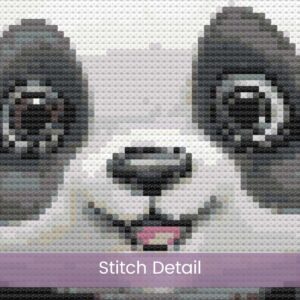 Baby Panda Cub Cross Stitch Pattern