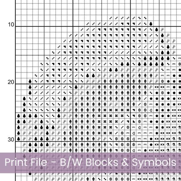 Baby Panda Cub Cross Stitch Pattern