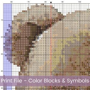 Vintage Teddy Bear Cross Stitch Pattern