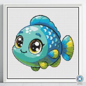 Baby Fish Cross Stitch Pattern