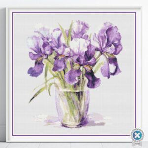 Dutch Irises Cross Stitch Pattern