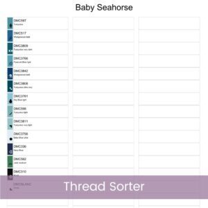 Baby Seahorse Cross Stitch Pattern