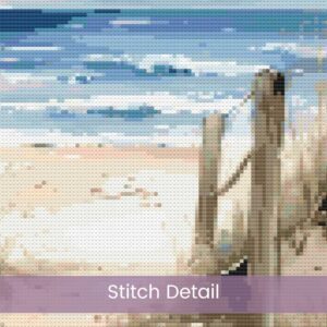 Beach Panorama Cross Stitch Pattern