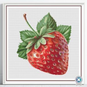 Strawberry Cross Stitch Pattern