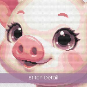 Baby Piglet Cross Stitch Pattern