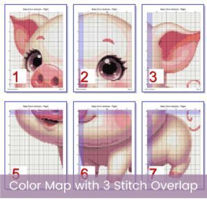 Baby Piglet Cross Stitch Pattern