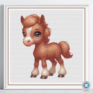 Baby Pony Cross Stitch Pattern