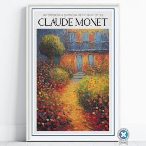 Monet Inspired Cross Stitch Pattern