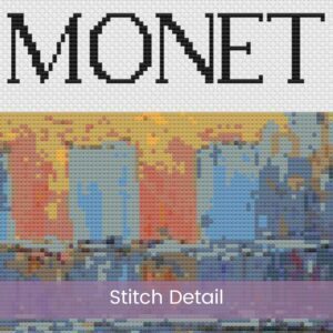 Monet Inspired Cross Stitch Pattern