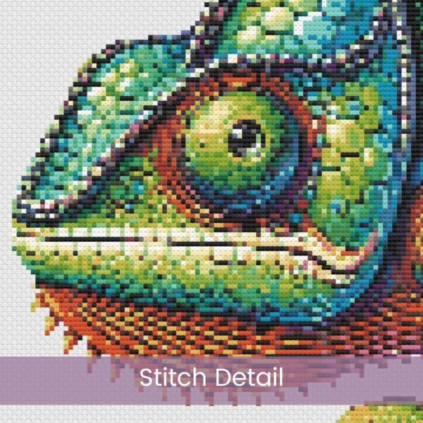 Chameleon Cross Stitch Pattern