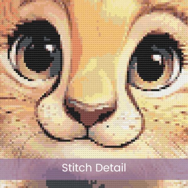 Cheetah Cub Cross Stitch Pattern