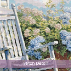 Country Porch Cross Stitch Pattern