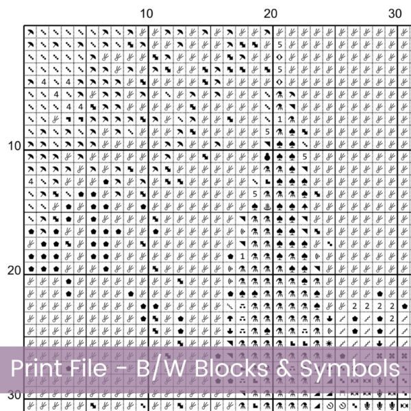 French Lavender Fields Cross Stitch Pattern