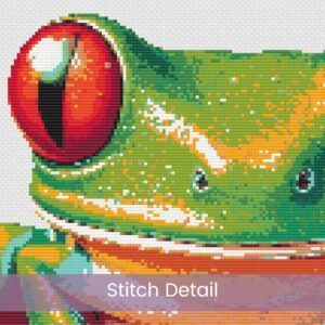 Tree Frog Cross Stitch Pattern