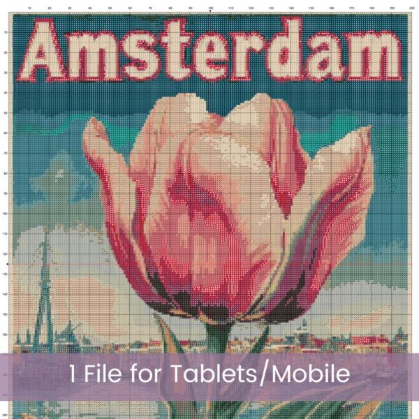 Amsterdam Cross Stitch Pattern