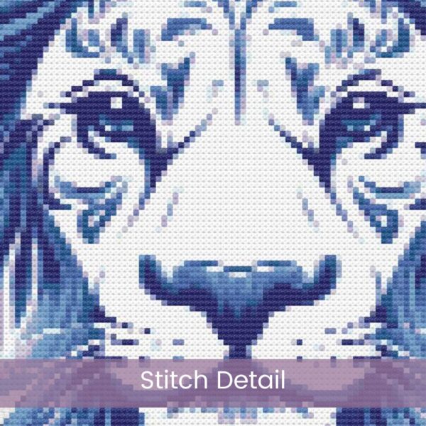 Delft Lion Cross Stitch Pattern - Image 2