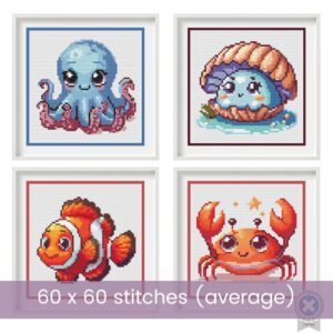 MINI Baby Sea Animals Pattern Bundle