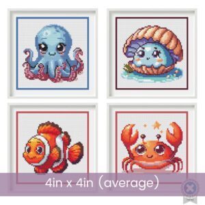 MINI Baby Sea Animals Pattern Bundle