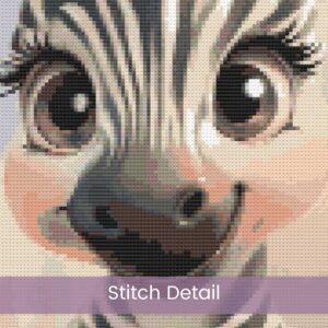 Baby Zebra Cross Stitch Pattern