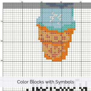 A Year of Ice Cream Cross Stitch Pattern, Seasonal Treats Sampler, Instant Download, Floss Conversions