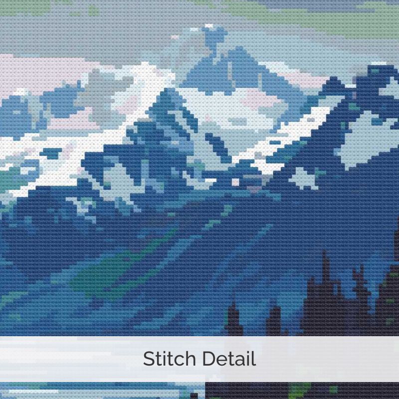 Alaska Travel Poster Cross Stitch Pattern (Digital PDF) - Image 14