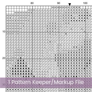 Aquarius Zodiac Cross Stitch Pattern