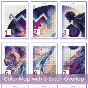 Aquarius Zodiac Cross Stitch Pattern