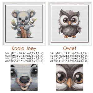 Baby Animals Cross Stitch Pattern Bundle