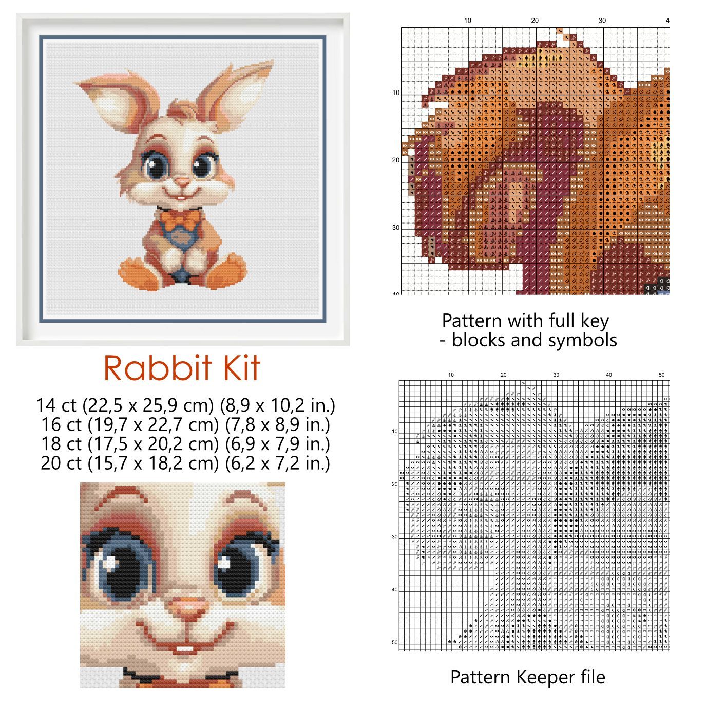 Baby Animals Cross Stitch Pattern Bundle