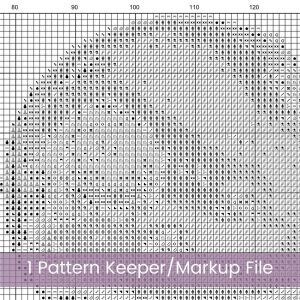 Baby Brontosaurus Cross Stitch Pattern