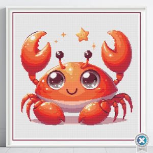 Baby Crab Cross Stitch Pattern (Digital PDF)