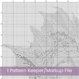 Baby Dragons Cross Stitch Pattern, Kids Fantasy Nursery Decor, Baby Shower, Floss Conversion Chart