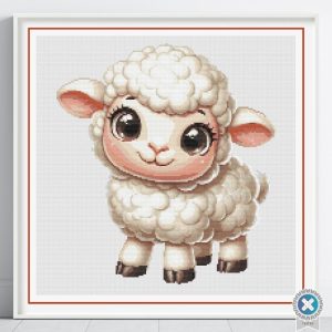 Baby Lamb Cross Stitch Pattern