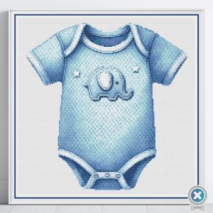 Baby Onesie Cross Stitch Pattern