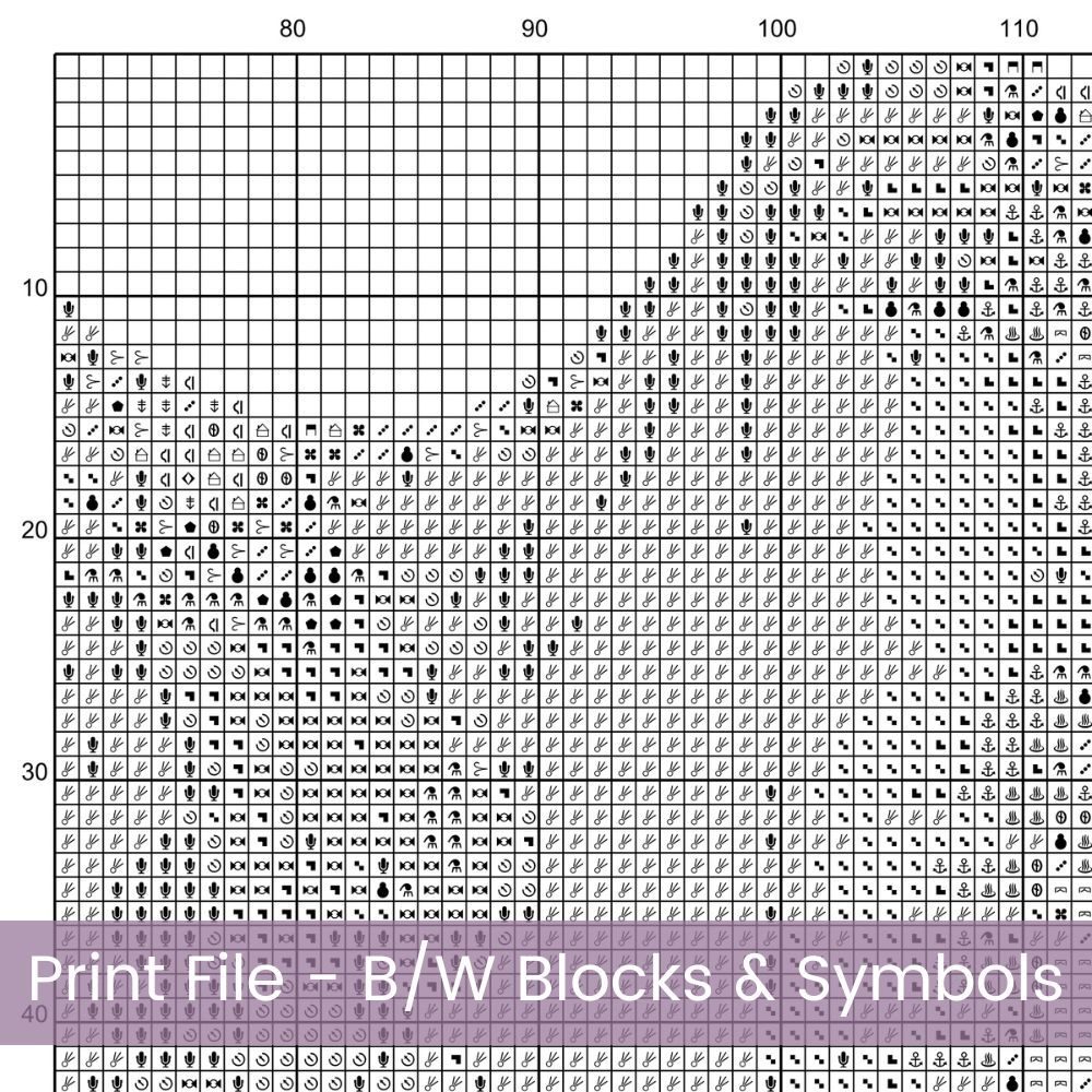 Boho Seashell Counted Cross Stitch Pattern, Neutral Ocean Embroidery, Coastal Sealife, Floss Conversions