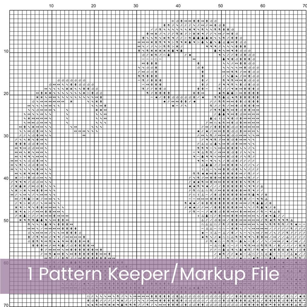 Boho Octopus Counted Cross Stitch Pattern, Neutral Ocean Embroidery, Coastal Sea Life, Floss Conversions