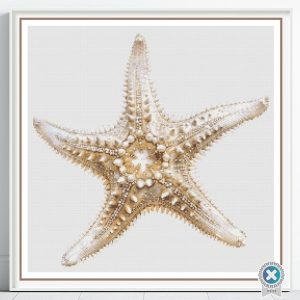 Boho Starfish Cross Stitch Pattern