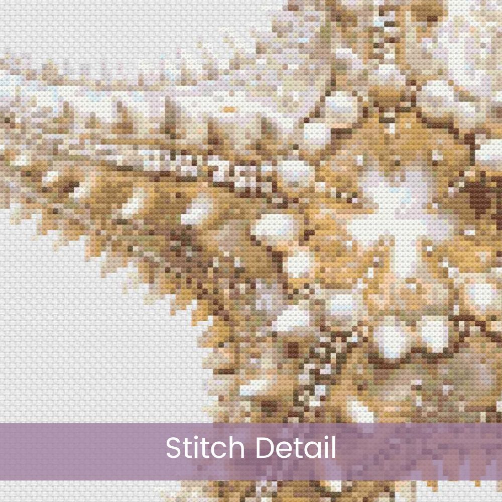 Boho Starfish Cross Stitch Pattern