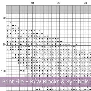 Boho Starfish Cross Stitch Pattern