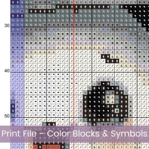 Baby Ghost Cross Stitch Pattern, Halloween Decor, Pumpkin Stitching Design, Spooky PDF, Floss Conversions