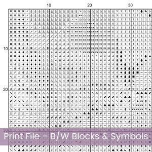Fairytale Village Cross Stitch Pattern PDF, Whimsical Full Coverage Large Print Chart