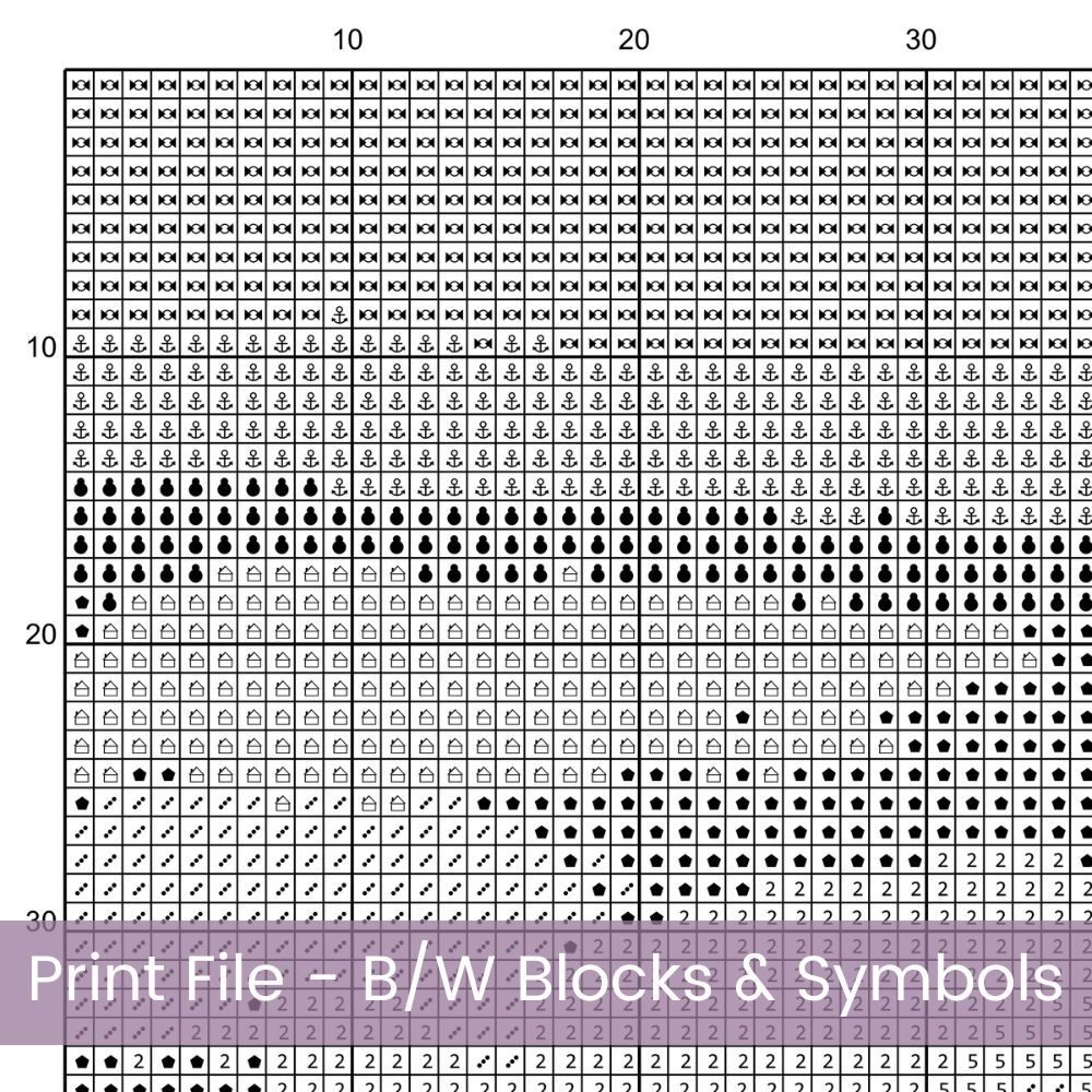 Mountain Sunset Cross Stitch Pattern: Full Coverage Landscape
