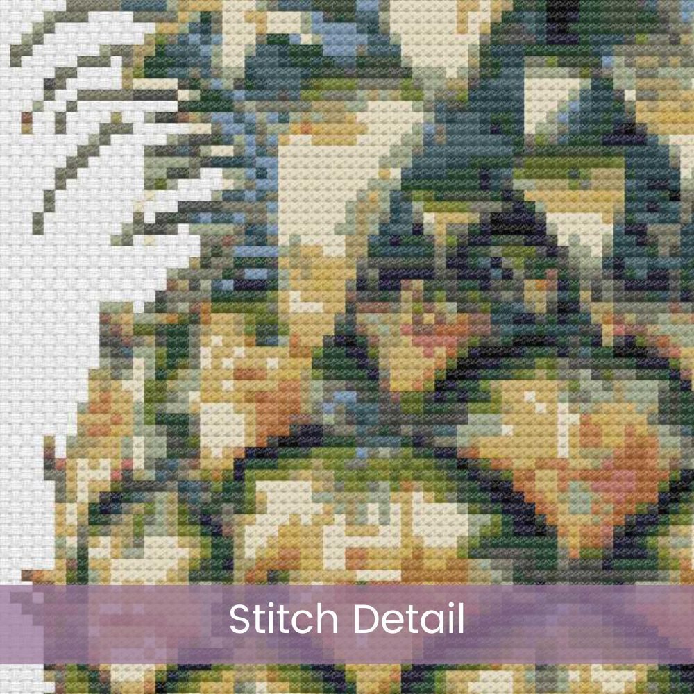 Pineapple Cross Stitch Pattern, Tropical Fruit Kitchen Embroidery Decor PDF, Instant Download, Floss Conversions