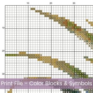 Pineapple Cross Stitch Pattern, Tropical Fruit Kitchen Embroidery Decor PDF, Instant Download, Floss Conversions